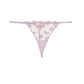 Fleur Du Mal - Petal Embroidery V String