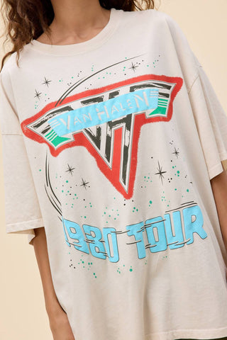 Daydreamer - Van Halen 1980 Tour One Size Tee