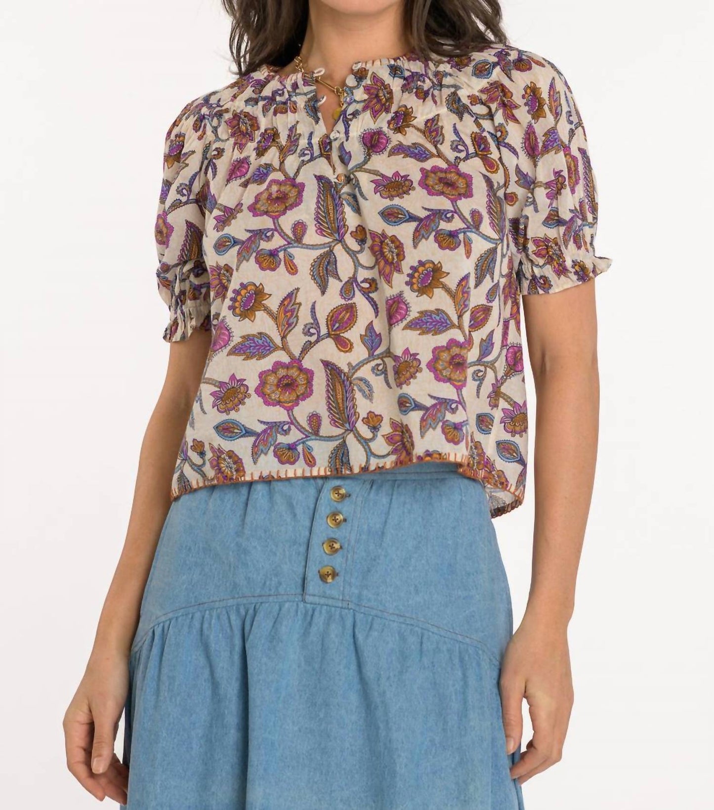 Elizabeth James The Label - Daisy Short Sleeve Top