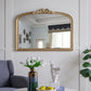 40.2' x 29.9' Baroque Style Gold Arch Mirror
