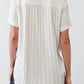B-Yu - Pleated Short Sleeve Blouse