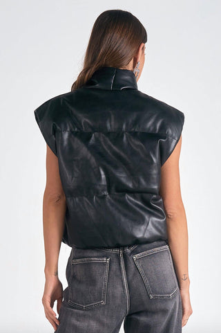 Elan - High Collar Vest