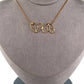 Love Love Tennis - Women's Double Heart Rackets Tennis Necklace