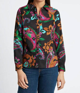 Foxcroft - Hampton Painted Paisley Shirt