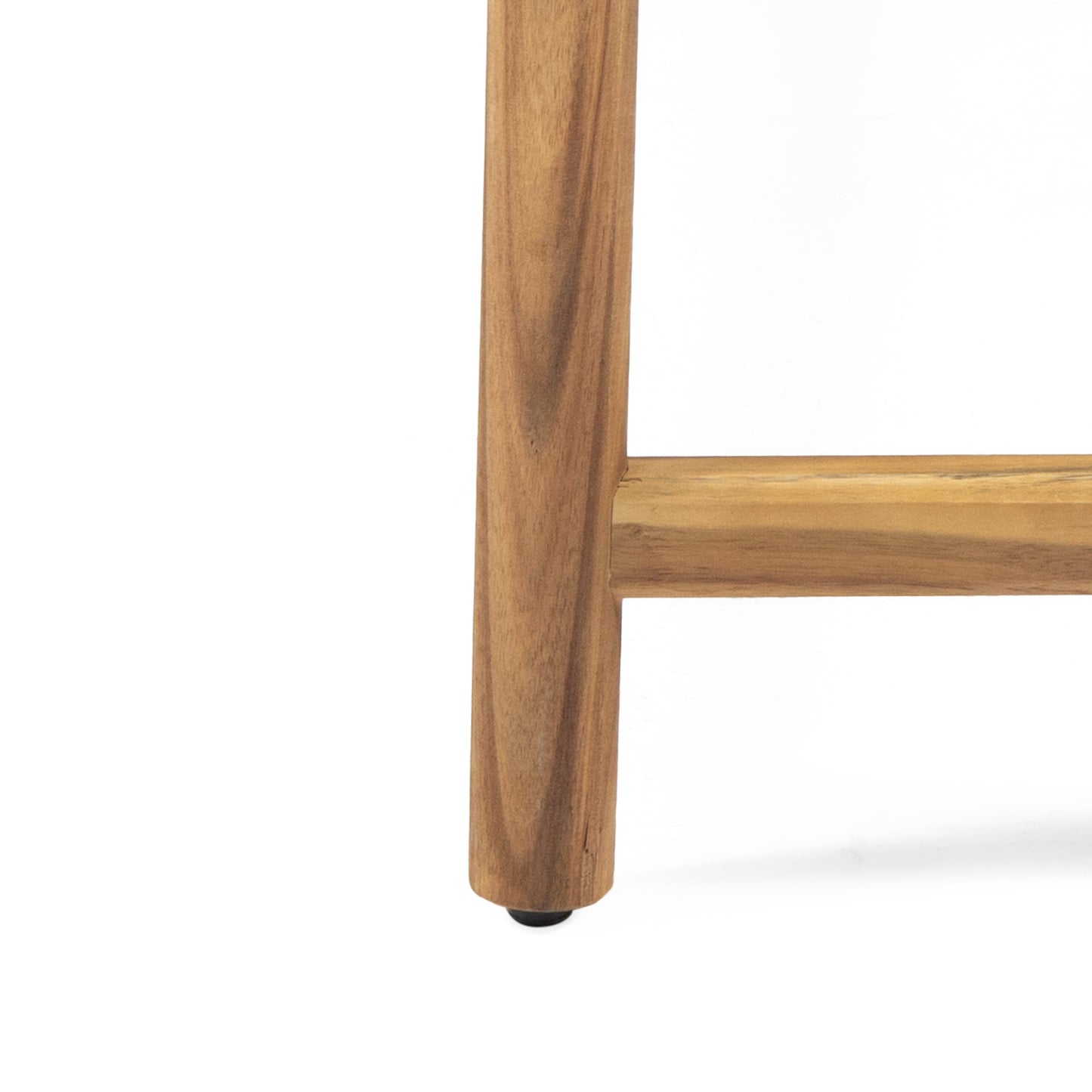 Cambria Rustic 3-Seater Outdoor Bench with Teak Finish