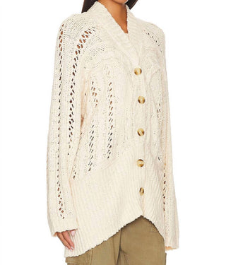 Free People - cable cardigan sweater