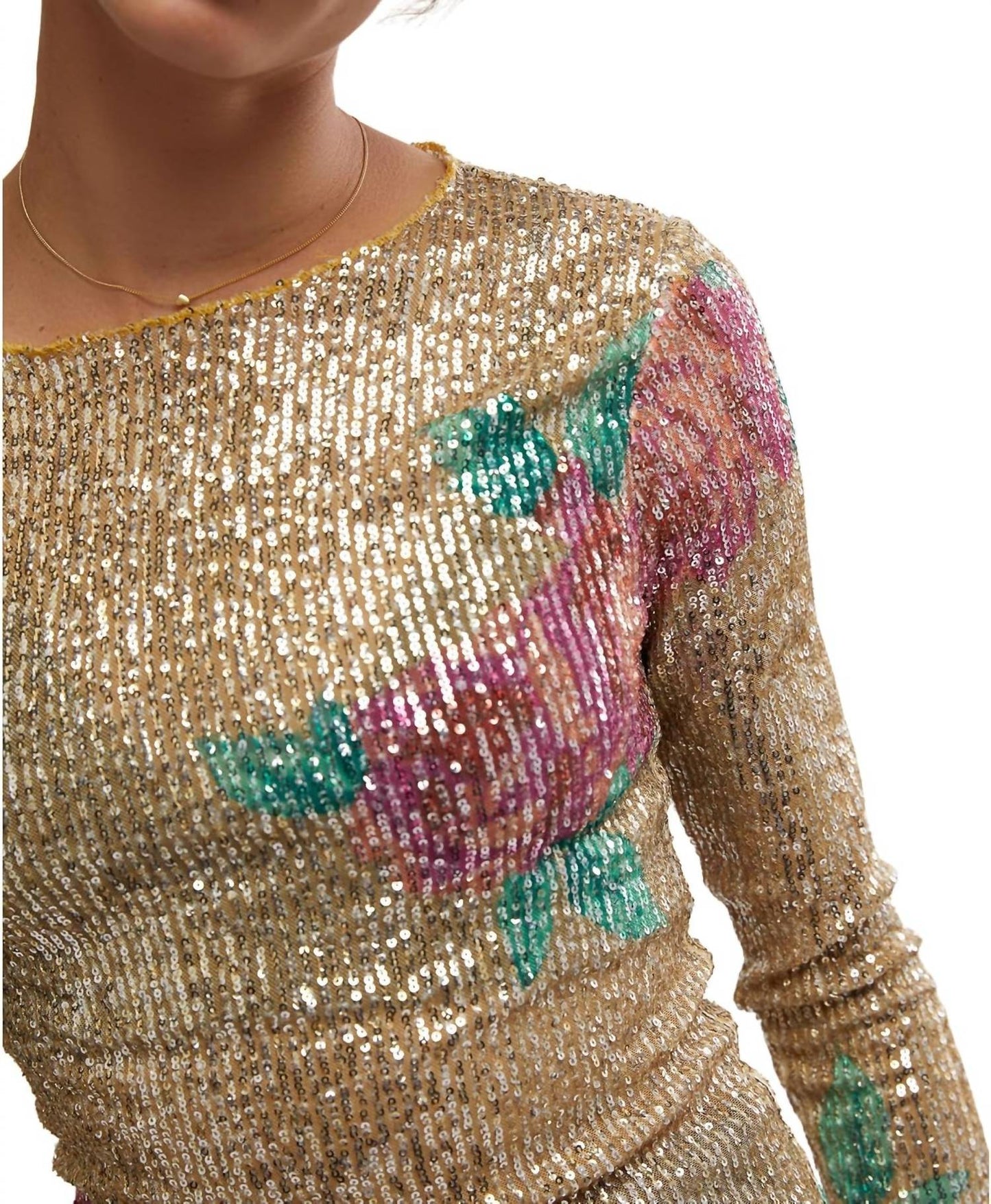Free People - Printed Gold Rush Long Sleeve