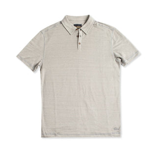 On This Day - Linen Stripe Polo Shirt