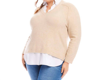 Karen Kane - Plus Size Layered Sweater
