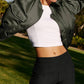 Beyond Yoga - Women's Melrose Shirred Sleeve Jacket