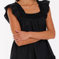 Allison New York - Faye Flutter Sleeves Mini Dress
