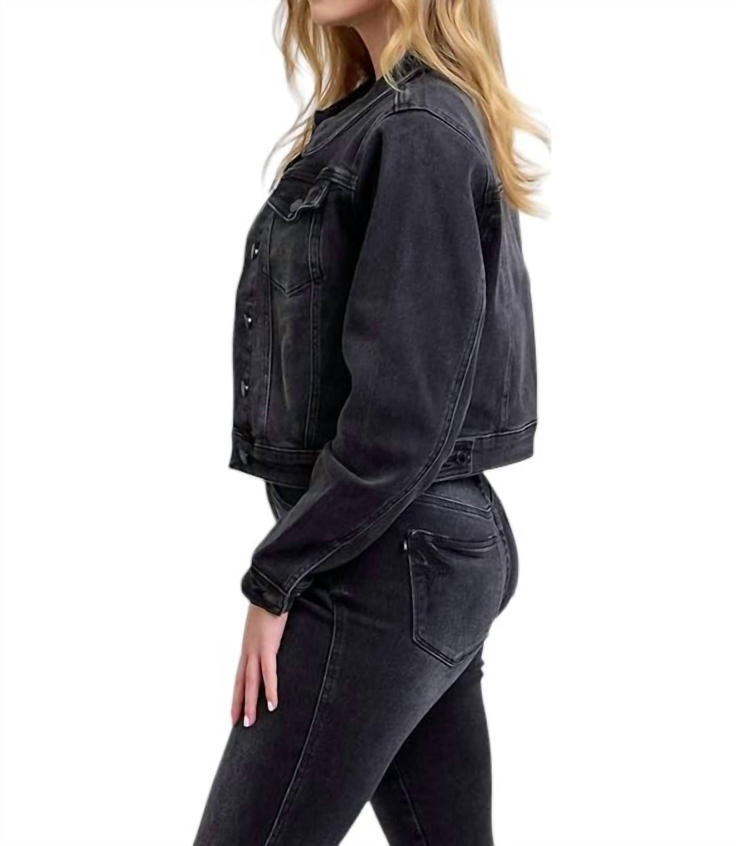 Judy Blue - Mid Length Denim Jacket