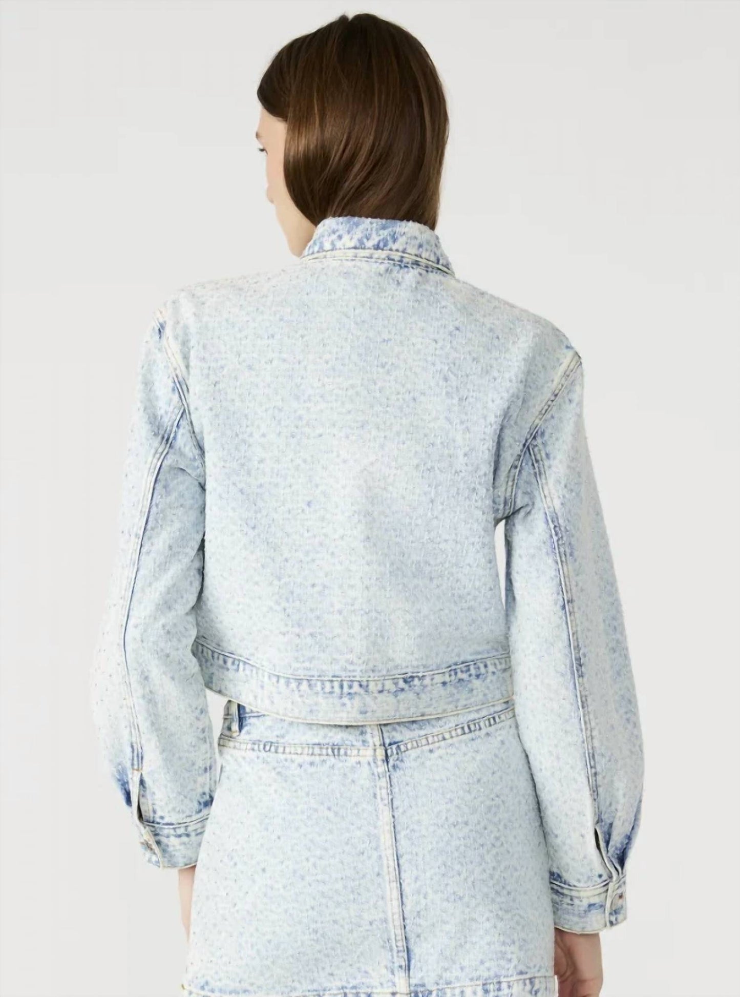 Steve Madden - Glacia Rhinestone Denim Jacket