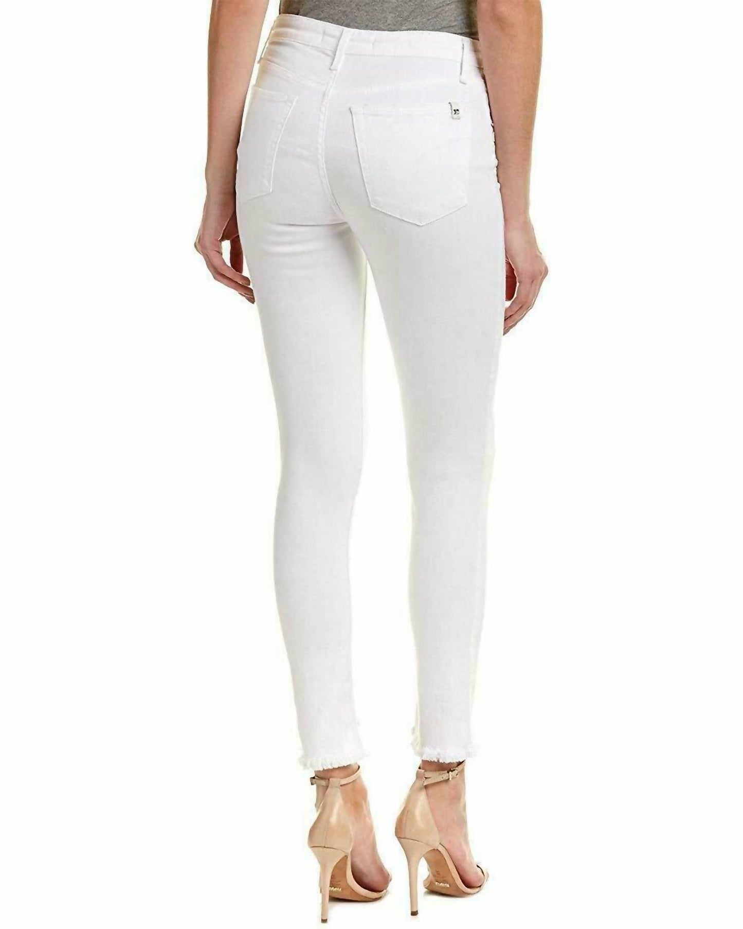 Joe'S Jeans - Flawless Ankle Slanted Raw Hem High Rise Skinny Jeans