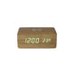 Creative Gifts International - Bamboo Wireless Phone Charger/Digital Clock