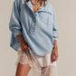 Free People - Denim Dreaming Pullover
