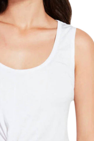 Kensie - Twist Front Scoop Neck Sleeveless Tank Top