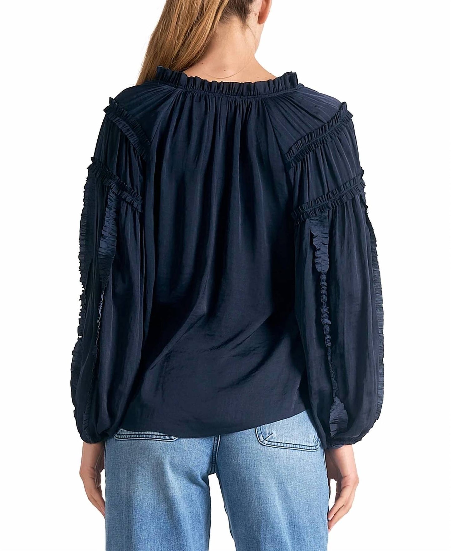 Elan - Tie Neck Blouse