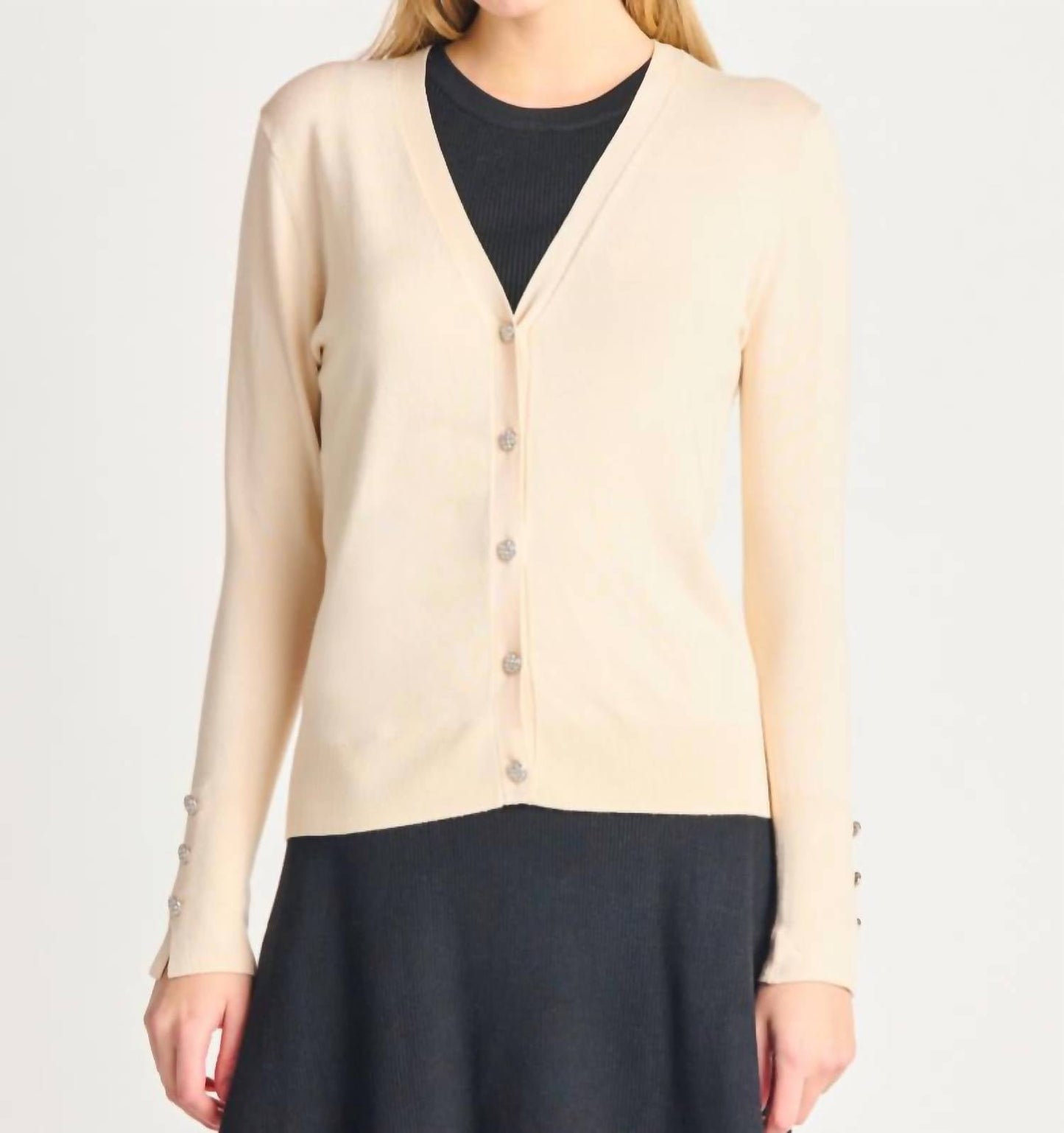 Dex - Bling Button Down Cardigan