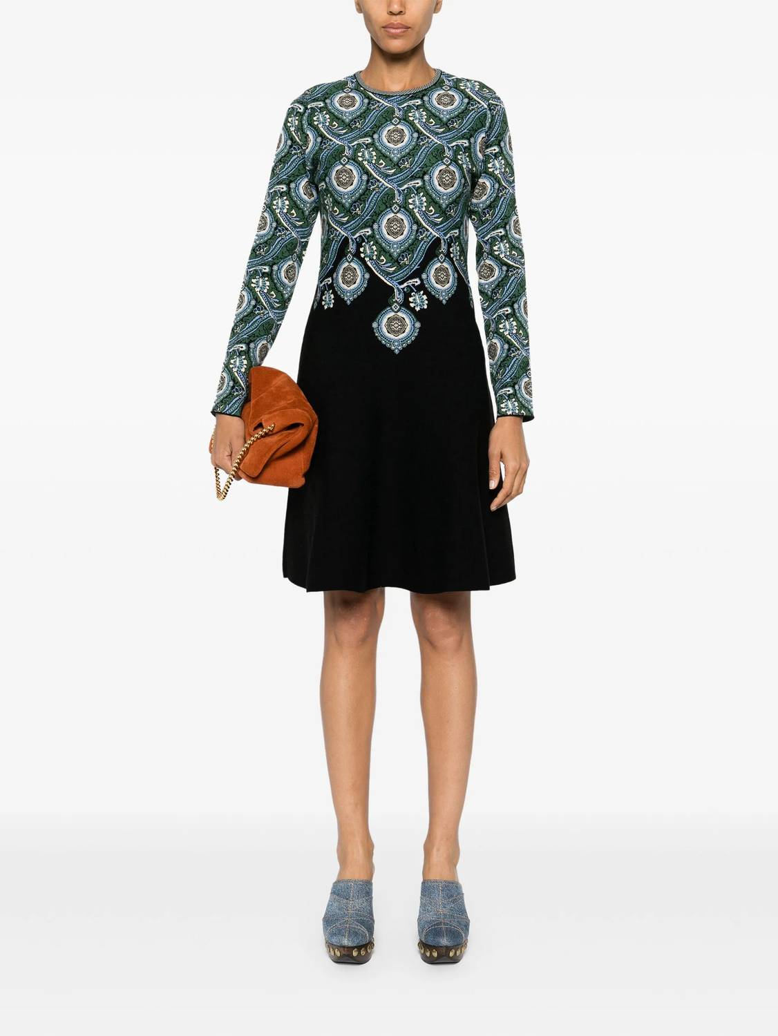 Etro - Jacquard-pattern Knitted Dress