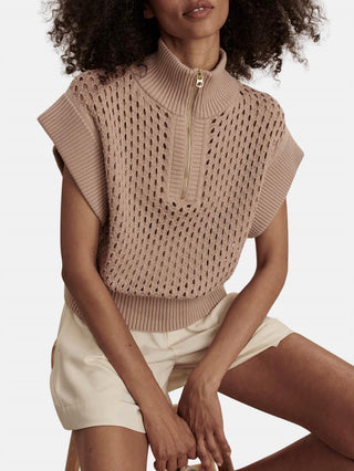 Varley - Gaines Half Zip Knit Top