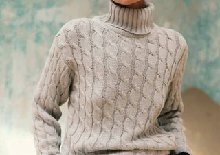 Lusana - Freda Knitted Cable Sweater