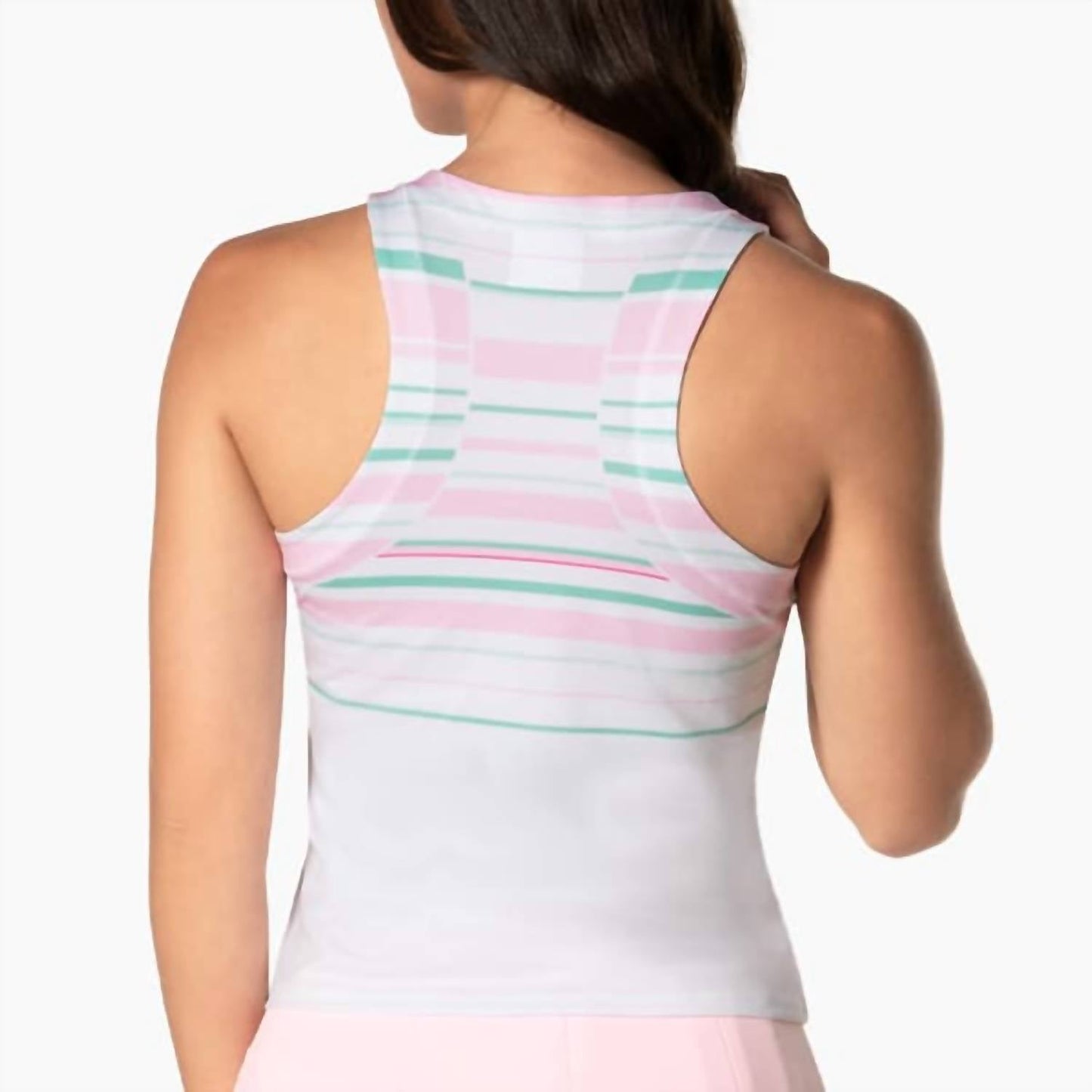 Lucky In Love - Women's Deco Stripe Tank Top