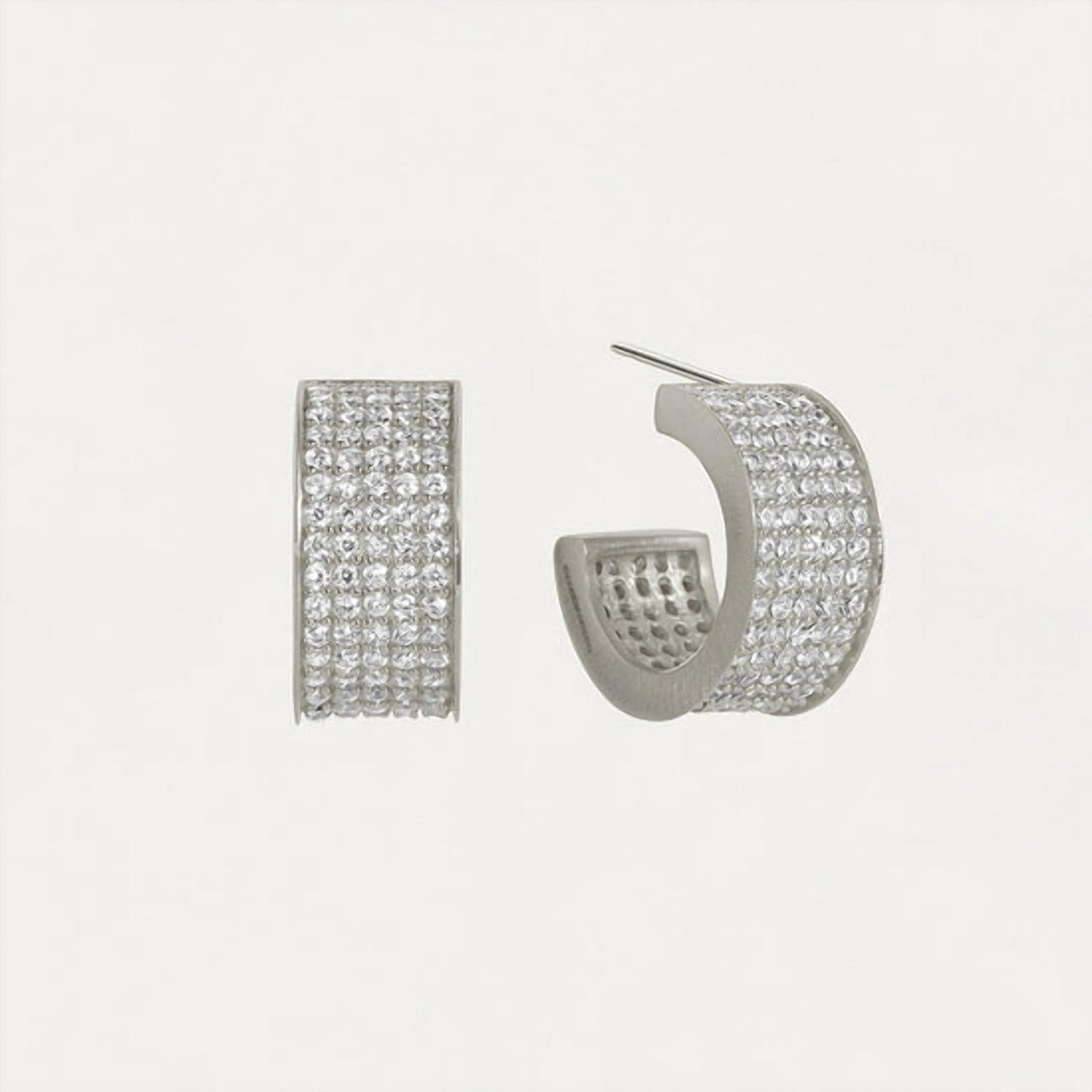 Dean Davidson - Women's Petit Pave Thick Huggie Hoop Earring