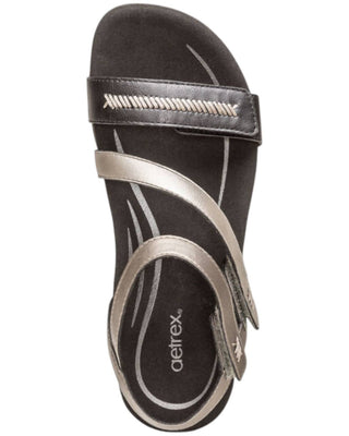 Aetrex - Women's Gabby Adjustable Quarter Strap Sandal