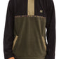 Boundary Mock Neck Quarter-Zip Pullover - Dark Olive