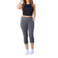 Julia Rose - Charcoal CAPRI with POCKETS