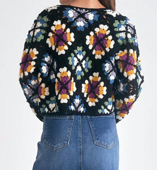 Elan - Crochet Sweater Cardigan