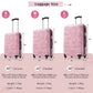 Hardshell Luggage Sets 3-Pcs Spinner Suitcase with TSA Lock