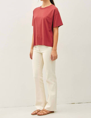 Be Cool - Women's Cotton Jersey Oversized Crop Shirt