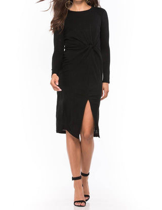 Kendall + Kylie - Knotted Long Sleeve Dress