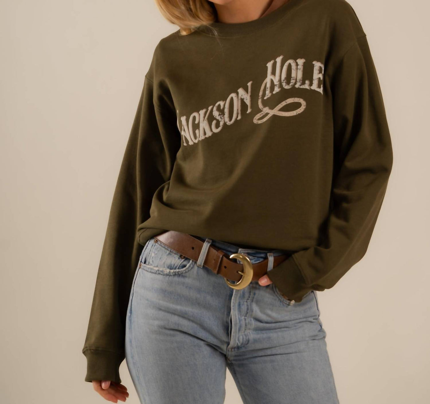 Care Tucker - 90’s Baggy Crewneck Jackson Hole Sweatshirt