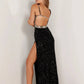 Aleta - One Shoulder Design Full Sequin Dress