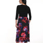 Frank Lyman - Floral Mesh Knit Dress