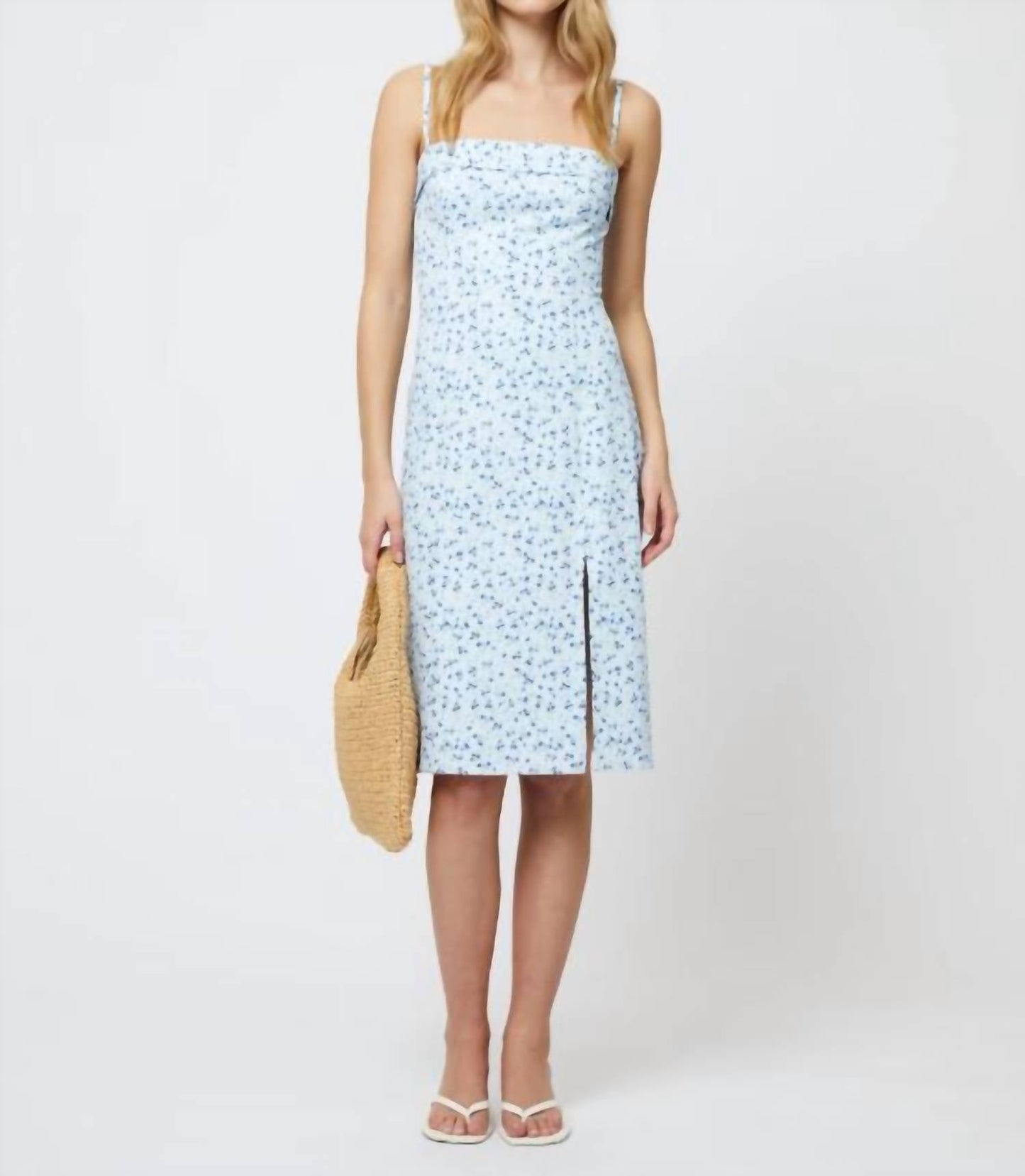 French Connection - Echo Crepe Strappy Midi Dress