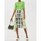 Topshop - Asymmetrical Plaid Midi Skirt