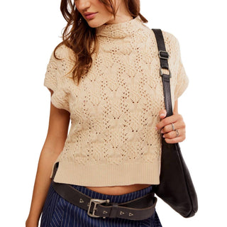 Free People - Vickie Mock Neck Sweater