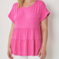 Entro - Short Sleeve Tiered Tunic