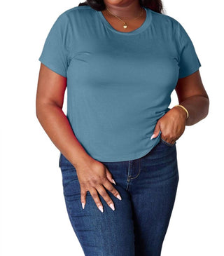 Trendsi - Full Size Round Neck Short Sleeve T-Shirt