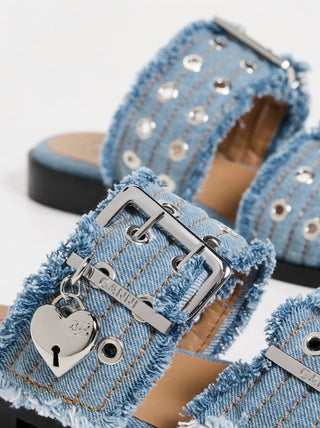 Ganni - Women Two Strap Sandal