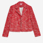 Topshop - Jersey Boucle Open Front Blazer