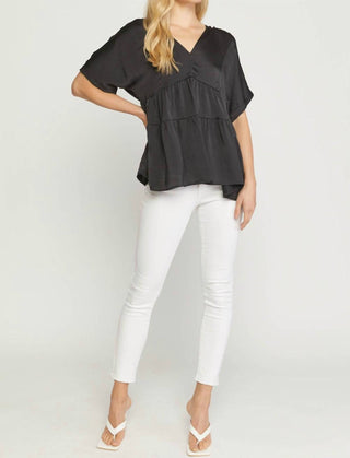 Entro - Double V Tiered Top