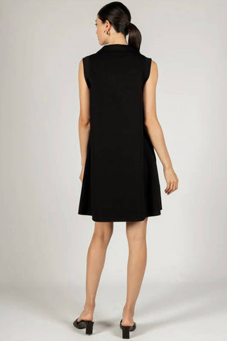 P.Cill - Collared Sleeveless Mini Dress