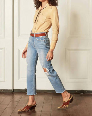 Boyish - The Tommy High Rise Stretch Straight Jeans
