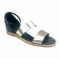 All Black - Women's Belt Loop Sandals