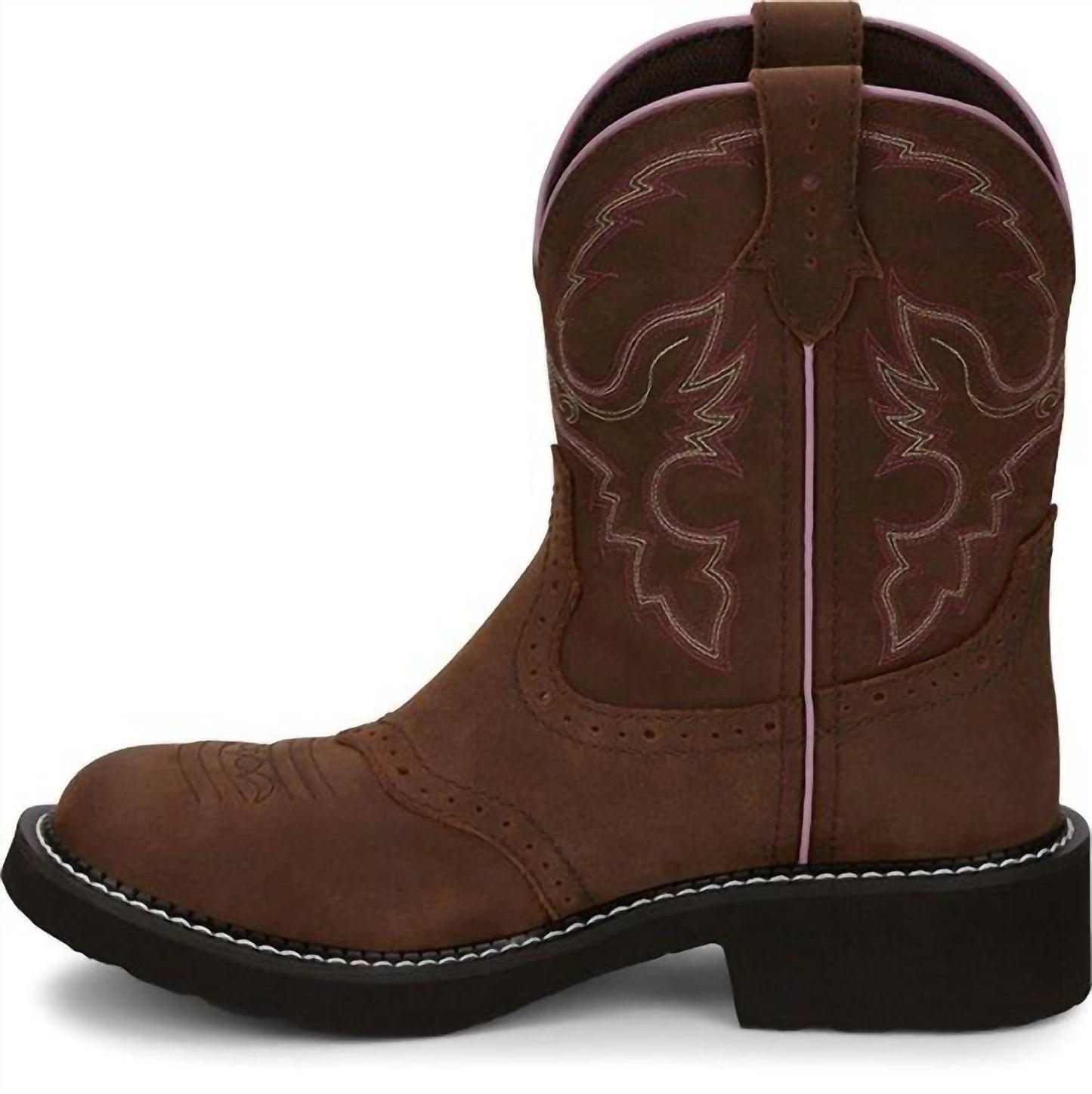 Justin - WOMEN'S GYPSY GEMMA RUSTIC AGED BARK ROUND TOE WESTERN BOOTS - MEDIUM WIDTH